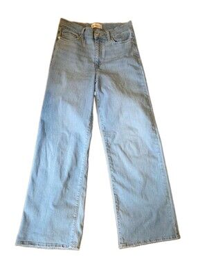 Frame Wide Leg Light Wash Sz 28 le slim palazzo high rise jeans Womens Boho